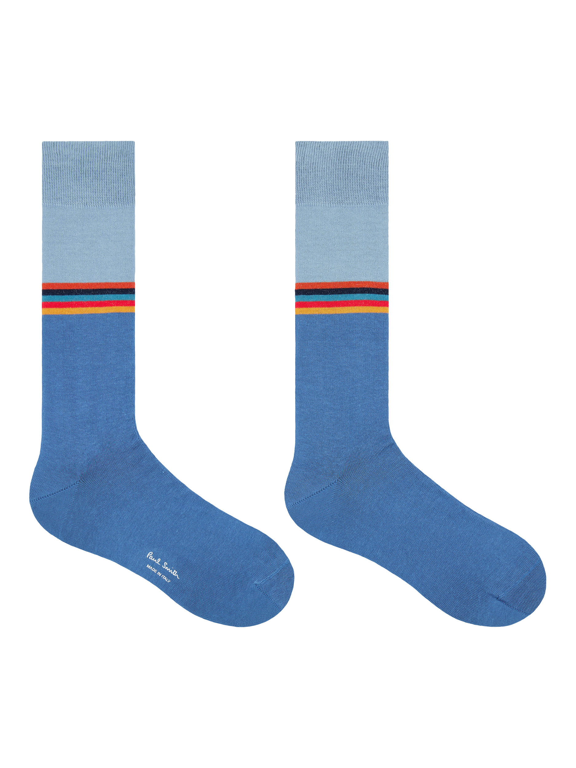 Product image 2 of 3, which shows Paul Smith Stripe Cotton Blend Socks, Pack of 2, Multi