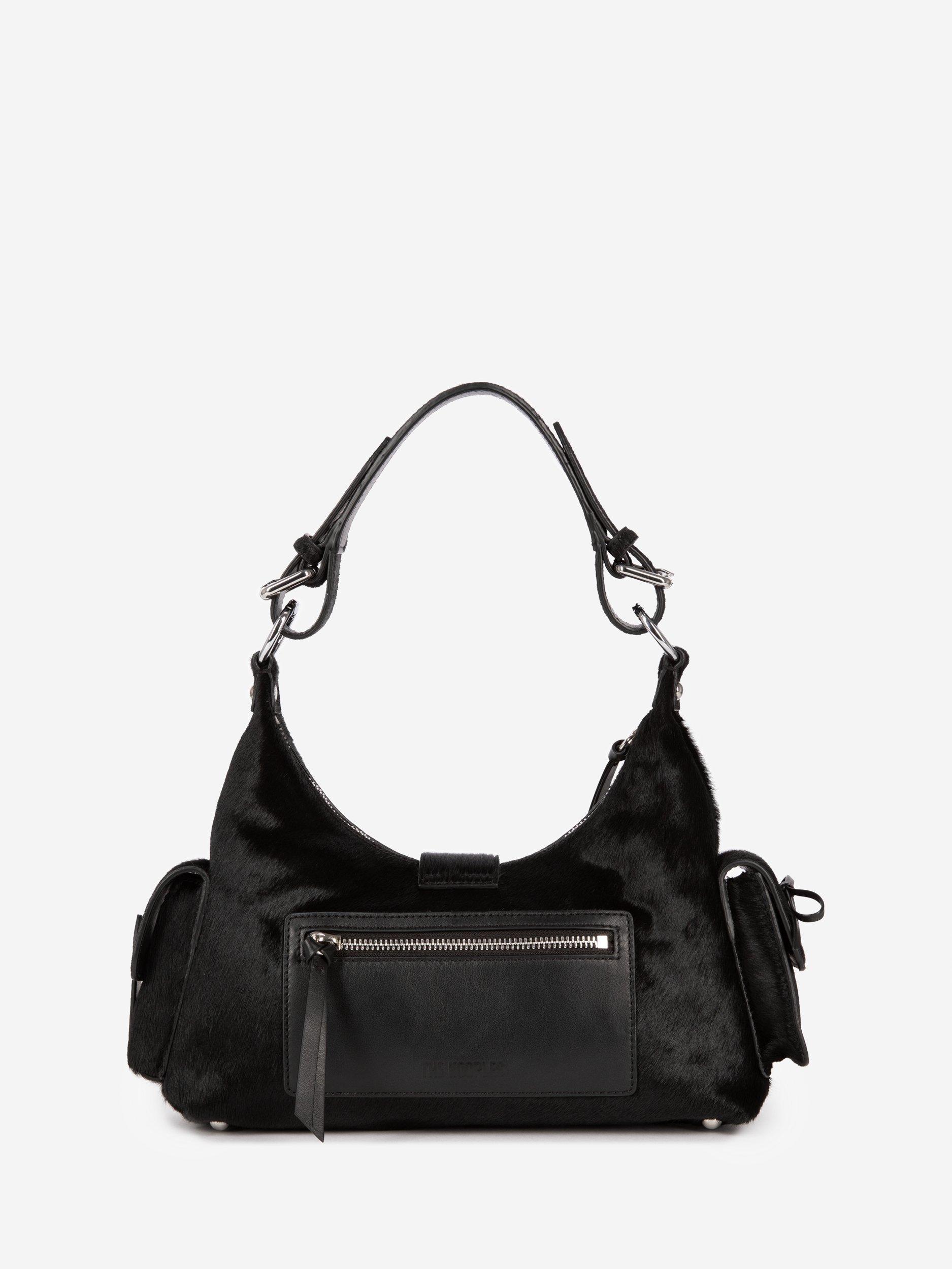 Product image 1 of 6, which shows THE KOOPLES Amelia Leather Shoulder Bag, Black