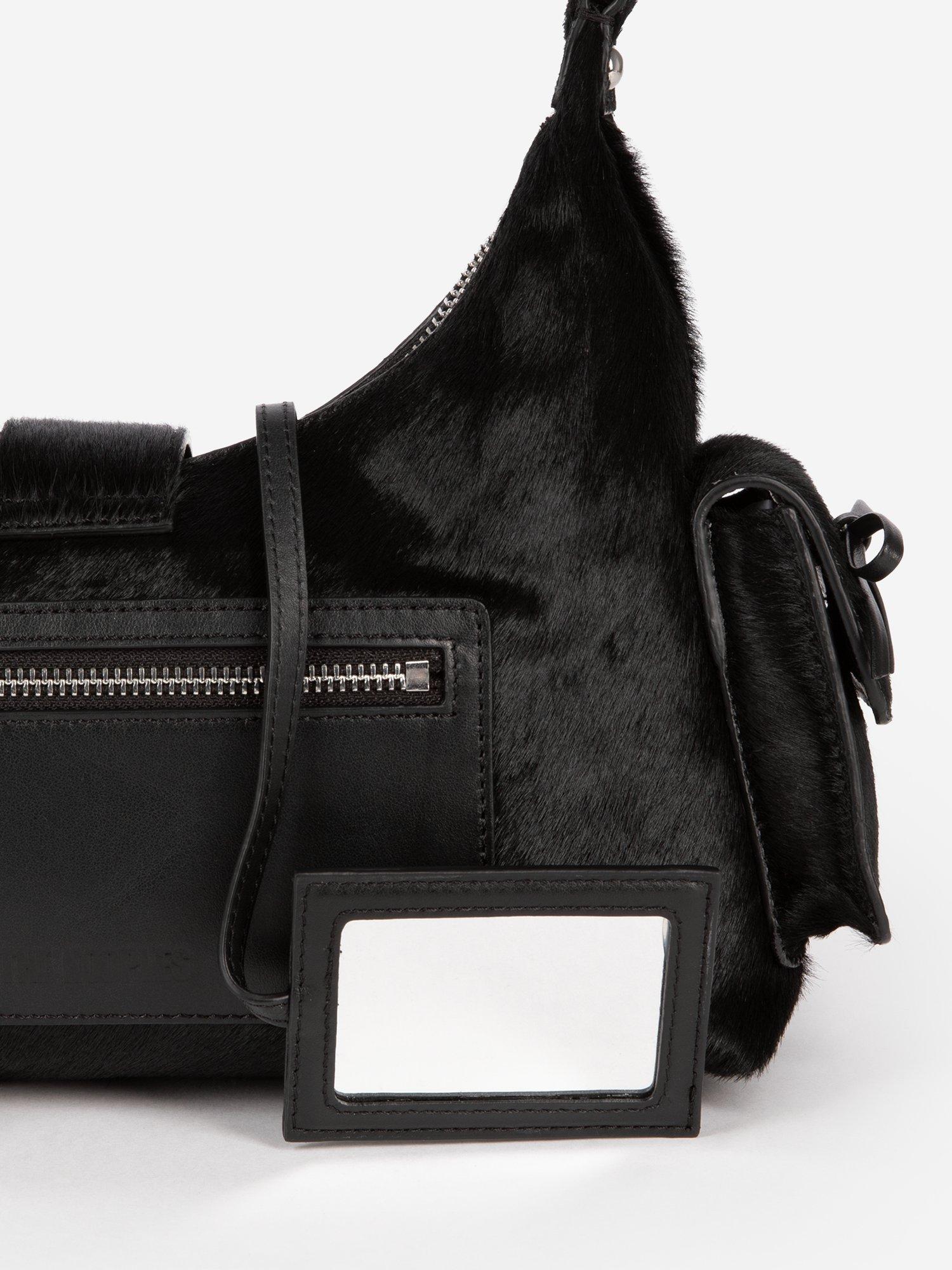 Product image 4 of 6, which shows THE KOOPLES Amelia Leather Shoulder Bag, Black