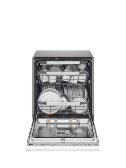 LG DB476TXS Integrated Dishwasher, Grey - view 2, Grey