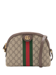 Pre-loved GUCCI Ophidia GG Supreme Canvas Shoulder Bag, Brown