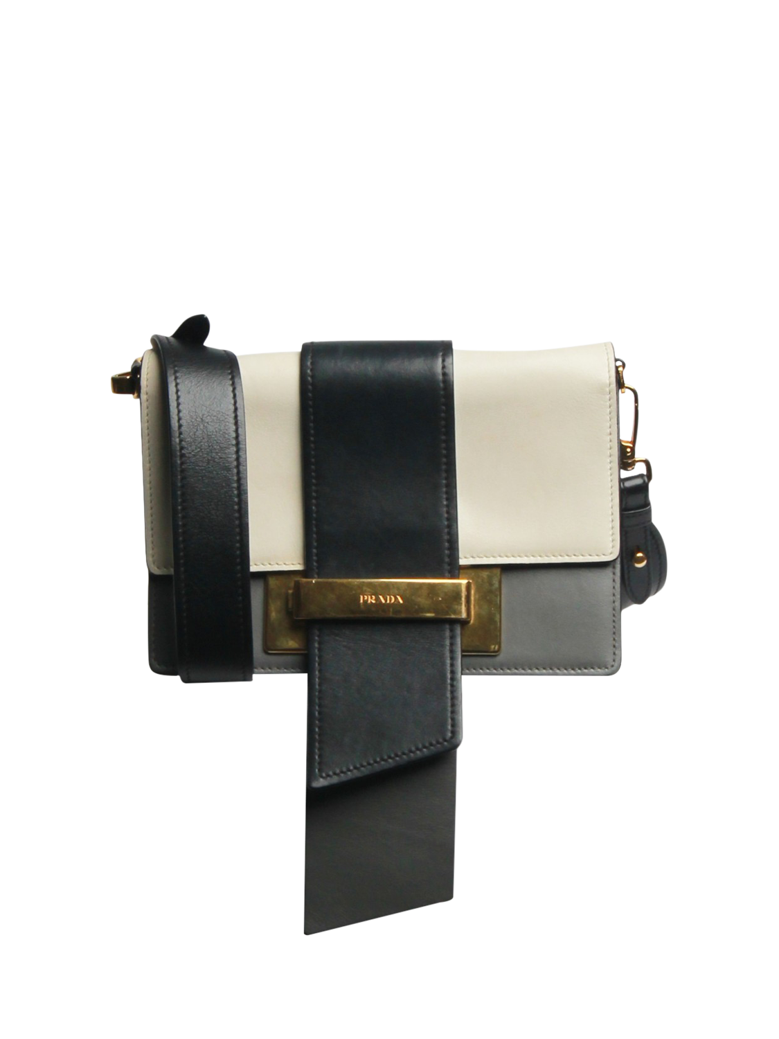 Pre-loved Prada Leather Shoulder Bag, Multi