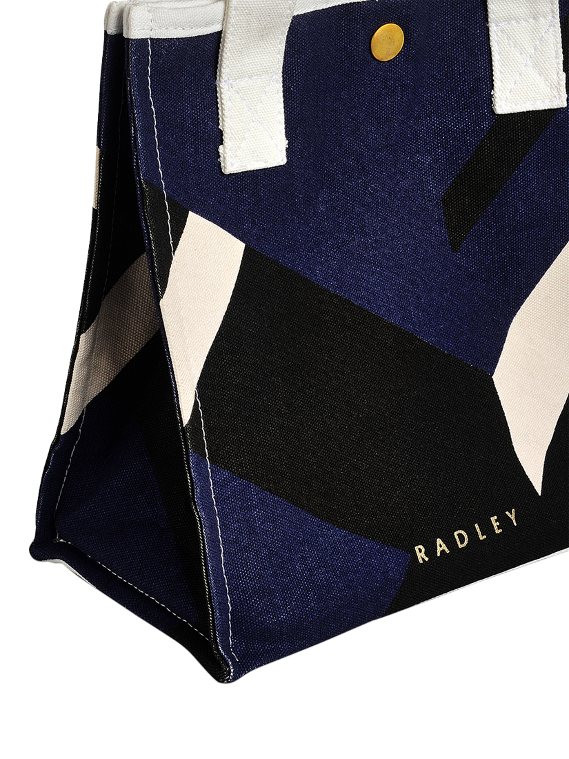 Product image 4 of 4, which shows Radley Abstract Geo Open Top Grab Bag, Evenfall