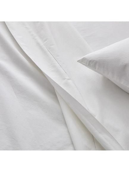 west elm Organic Cotton Standard Pillowcase, Set of 2, White - view 2, White