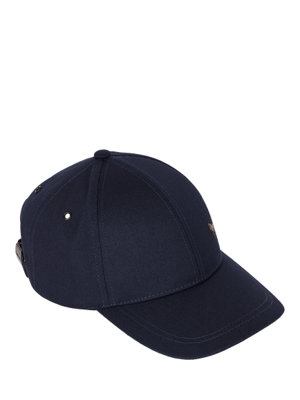 Paul Smith Organic Cotton Zebra Logo Baseball Cap, Blue Navy - view 2, Blue Navy