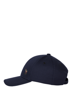 Paul Smith Organic Cotton Zebra Logo Baseball Cap, Blue Navy, Blue Navy