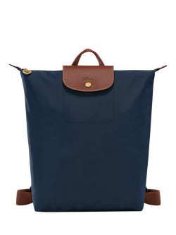 Longchamp Le Pliage Original Recycled Canvas Backpack, Navy