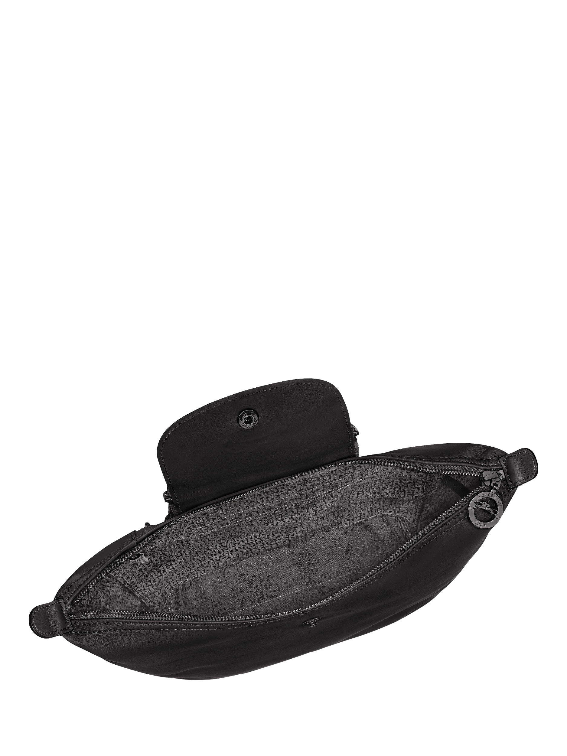 Product image 5 of 6, which shows Longchamp Le Pliage Xtra 16" Laptop Leather Backpack, Black