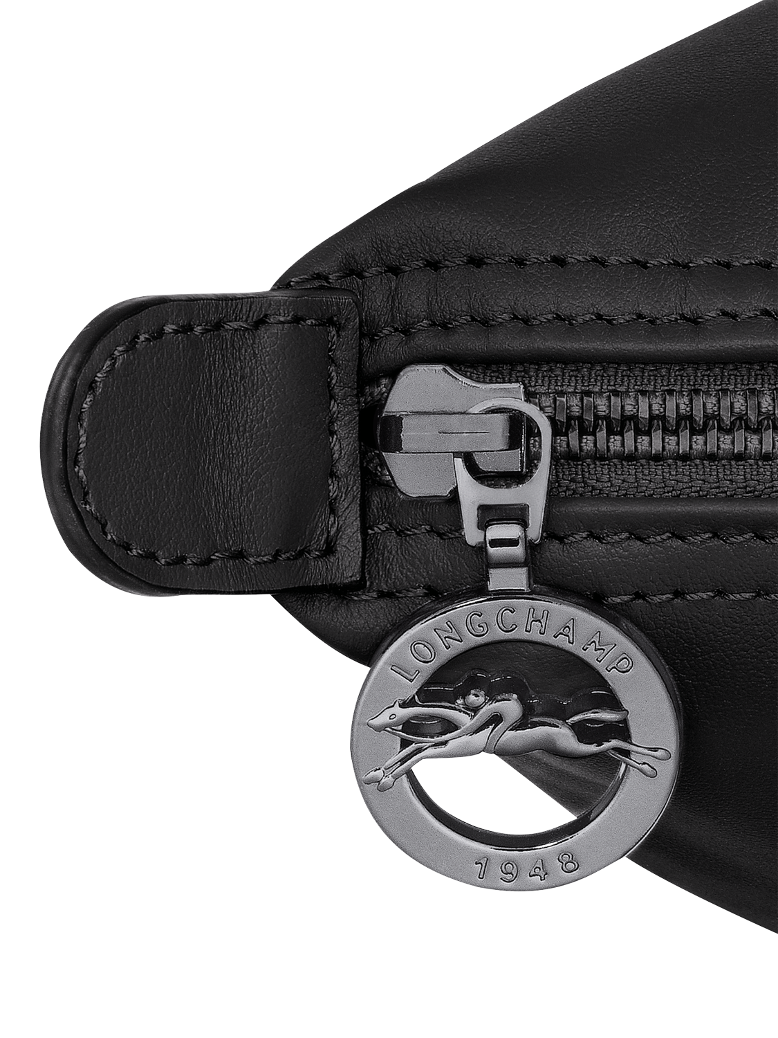 Product image 6 of 6, which shows Longchamp Le Pliage Xtra 16" Laptop Leather Backpack, Black