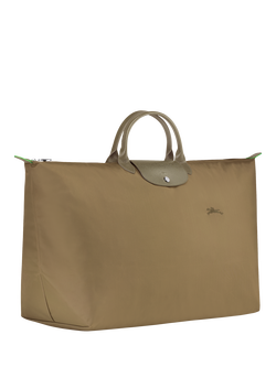 Longchamp Le Pliage Green Recycled Canvas XL Travel Bag - view 2, Artichoke