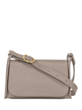 Longchamp Le Foulonné Leather Cross Body Bag, Turtledove