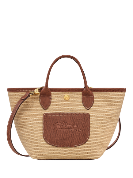 Longchamp Le Pliage Extra Small Basket Bag, Brown