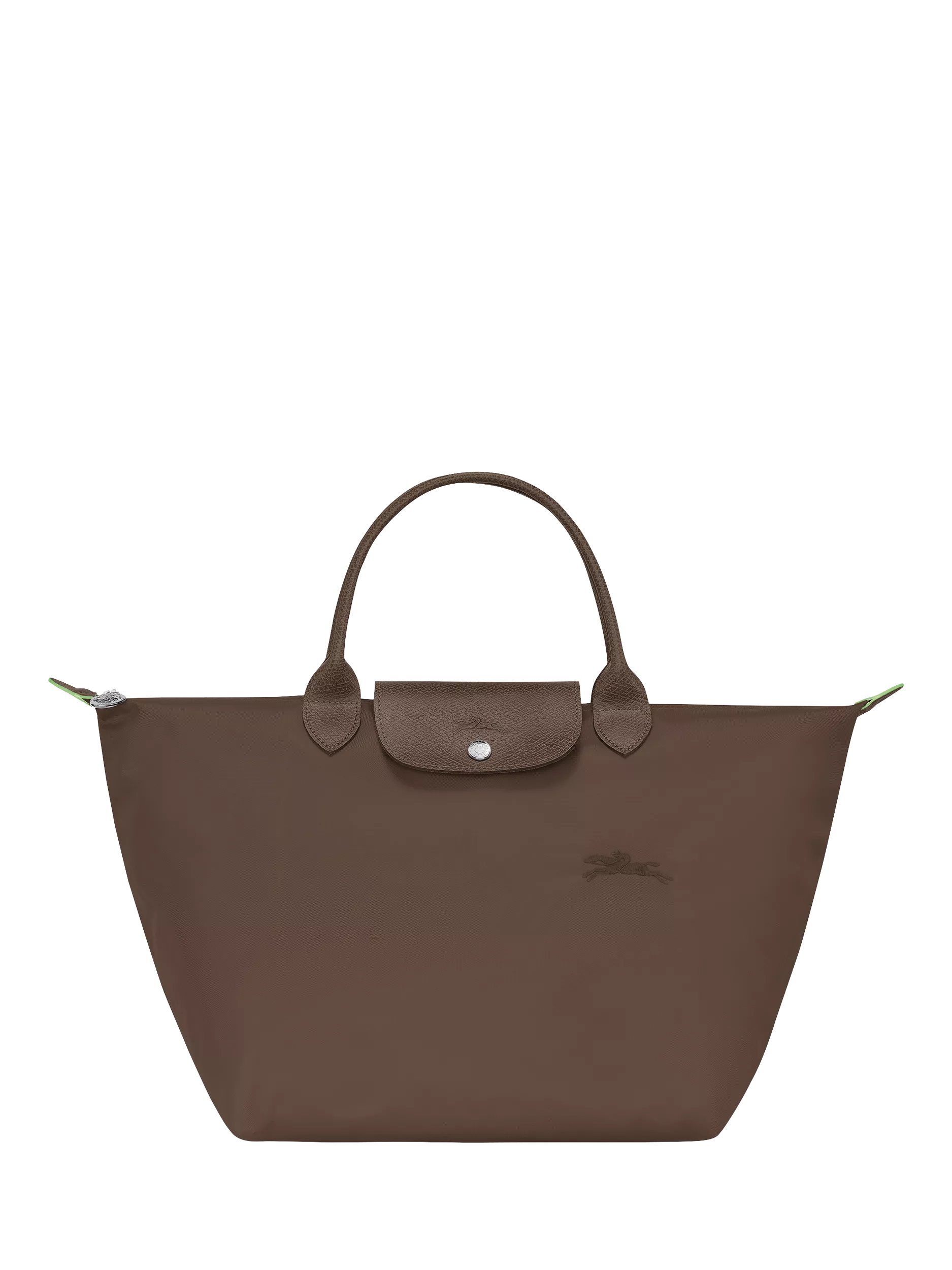 Longchamp Le Pliage Green Medium Top Handle Bag