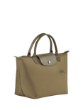 Longchamp Le Pliage Green Recycled Canvas Small Top Handle Bag, Artichoke