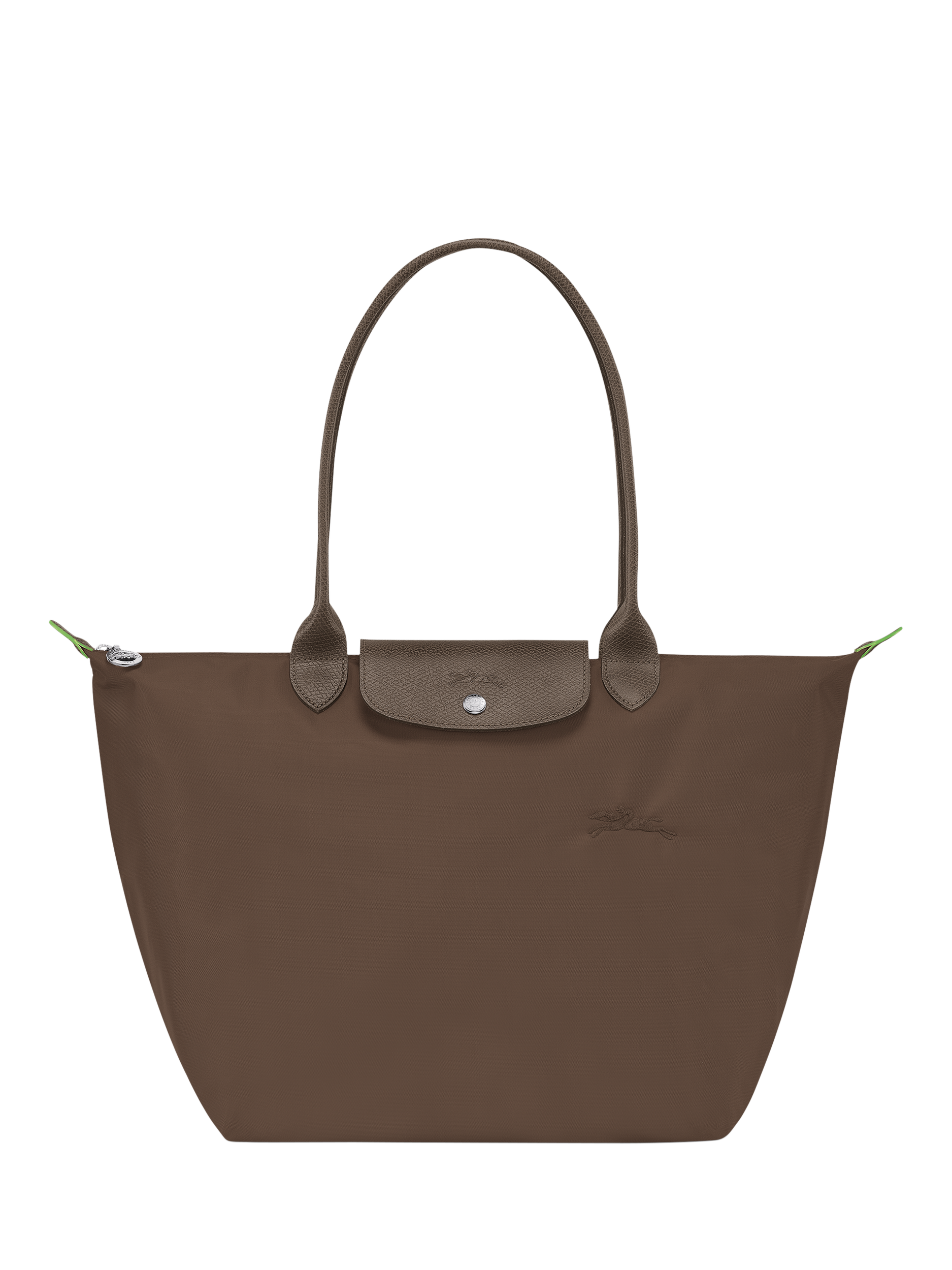 Longchamp Le Pliage Green Recycled Canvas Large Tote Bag Terra