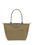 Longchamp Le Pliage Green Recycled Canvas Small Tote Bag, Artichoke