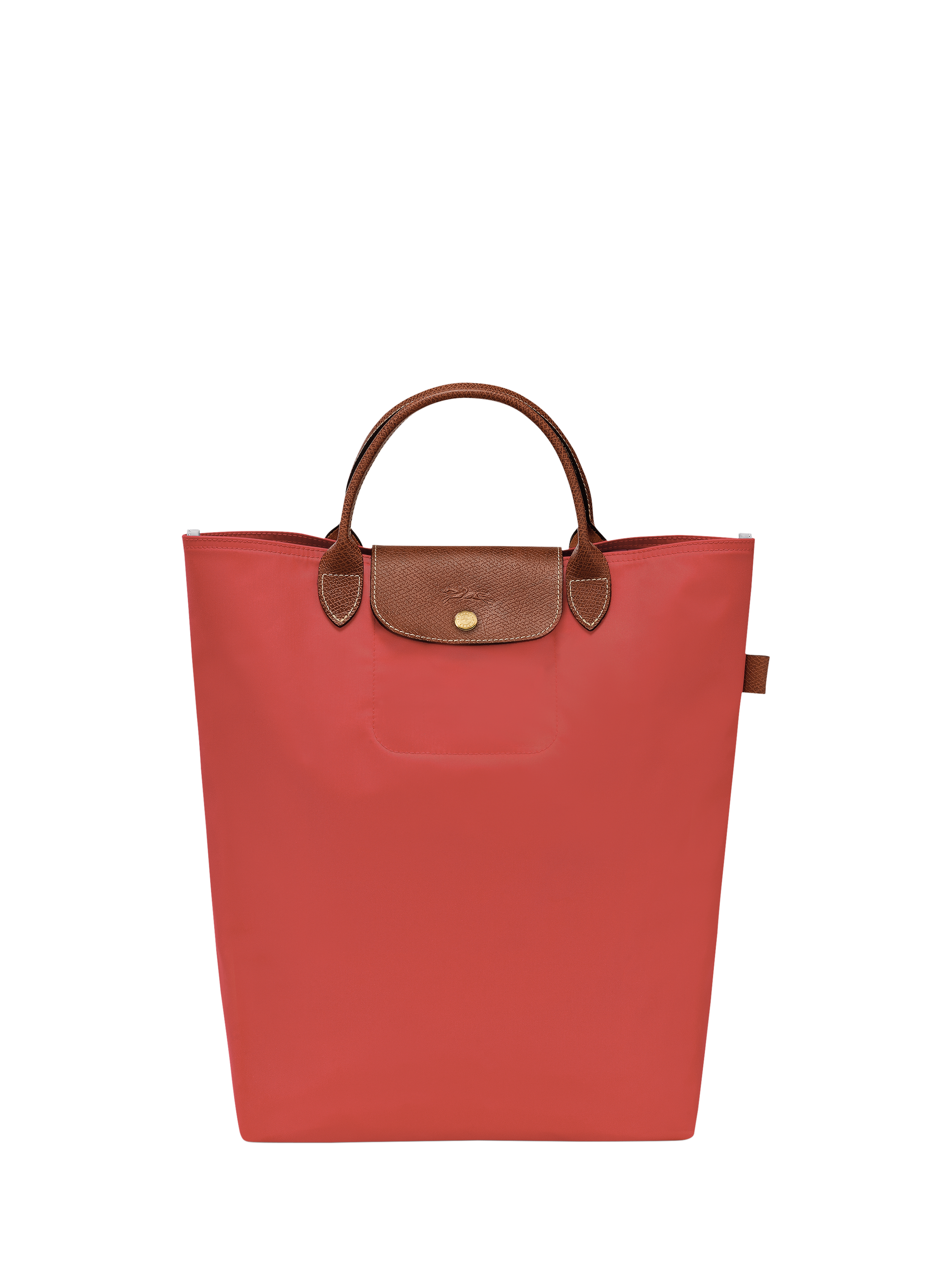 Product image 1 of 1, which shows Longchamp Le Pliage Medium Tote Bag, Tomato