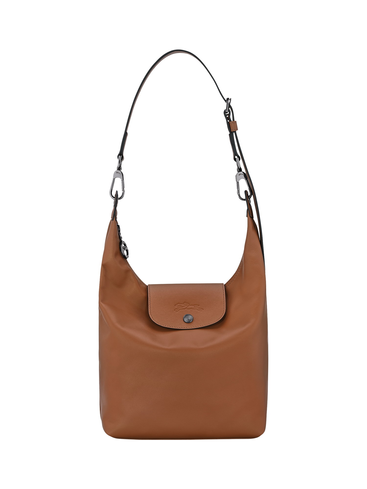 Product image 1 of 1, which shows Longchamp Le Pliage Xtra Leather Shoulder Bag, Cognac