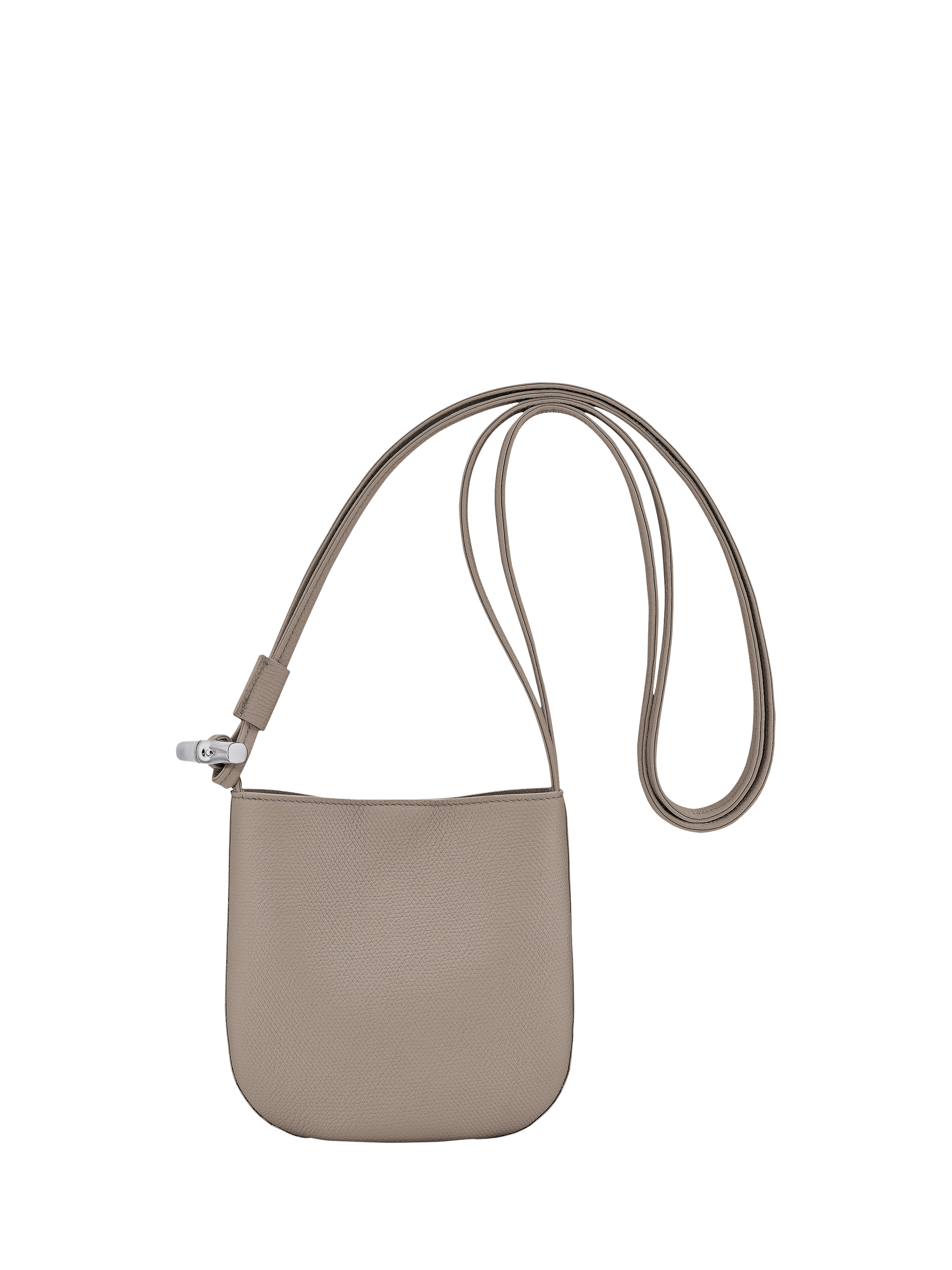 Longchamp Le Roseau Leather Small Cross Body Bag, Clay