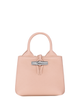 Longchamp Le Roseau XS Grained Leather Crossbody Bag, Ballerina