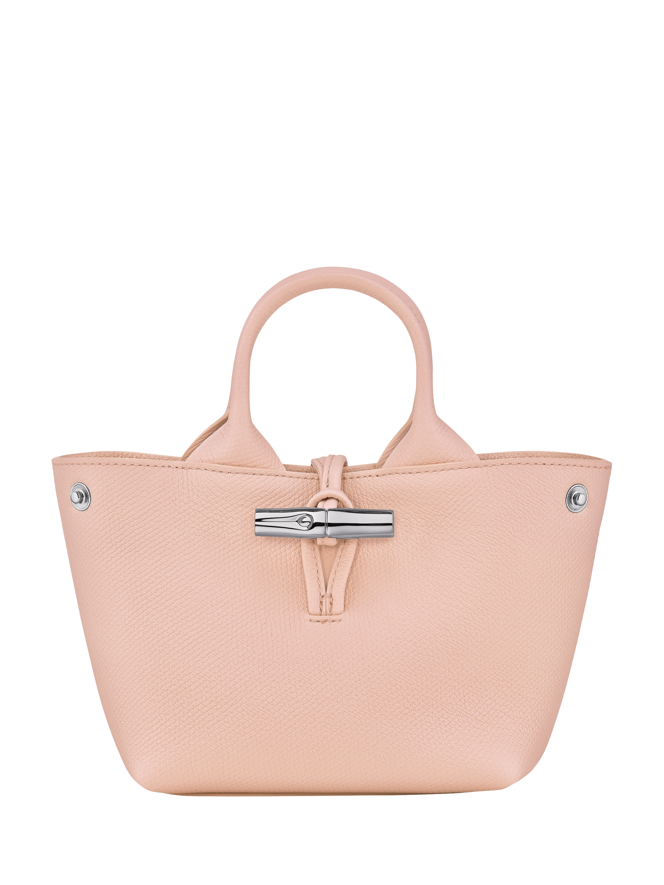 Product image 3 of 4, which shows Longchamp Le Roseau XS Grained Leather Crossbody Bag, Ballerina