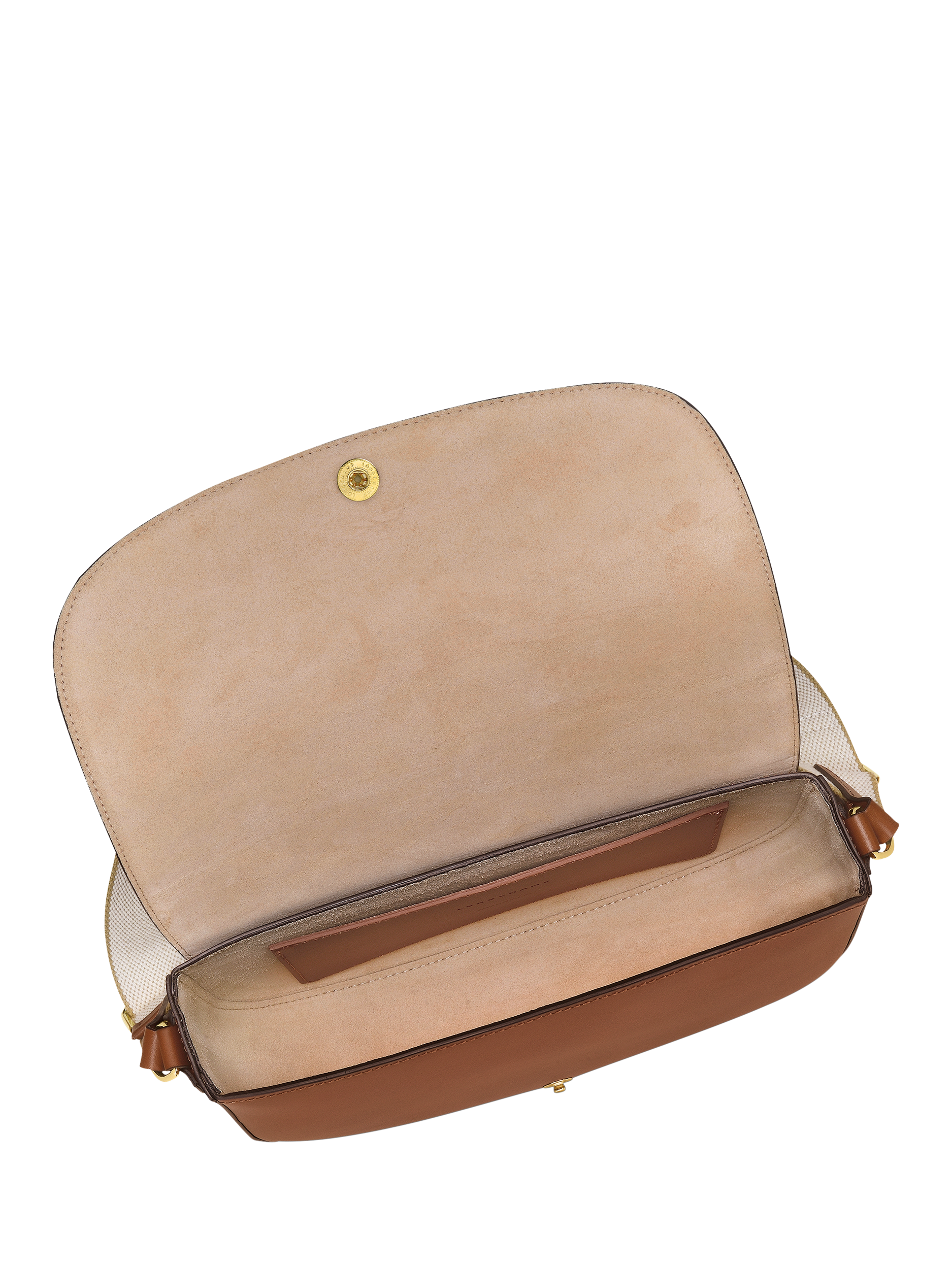 Product image 6 of 6, which shows Longchamp Épure Leather Medium Crossbody Bag, Cognac