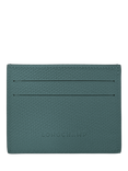 Longchamp Le Roseau Leather Card Holder, Cedar