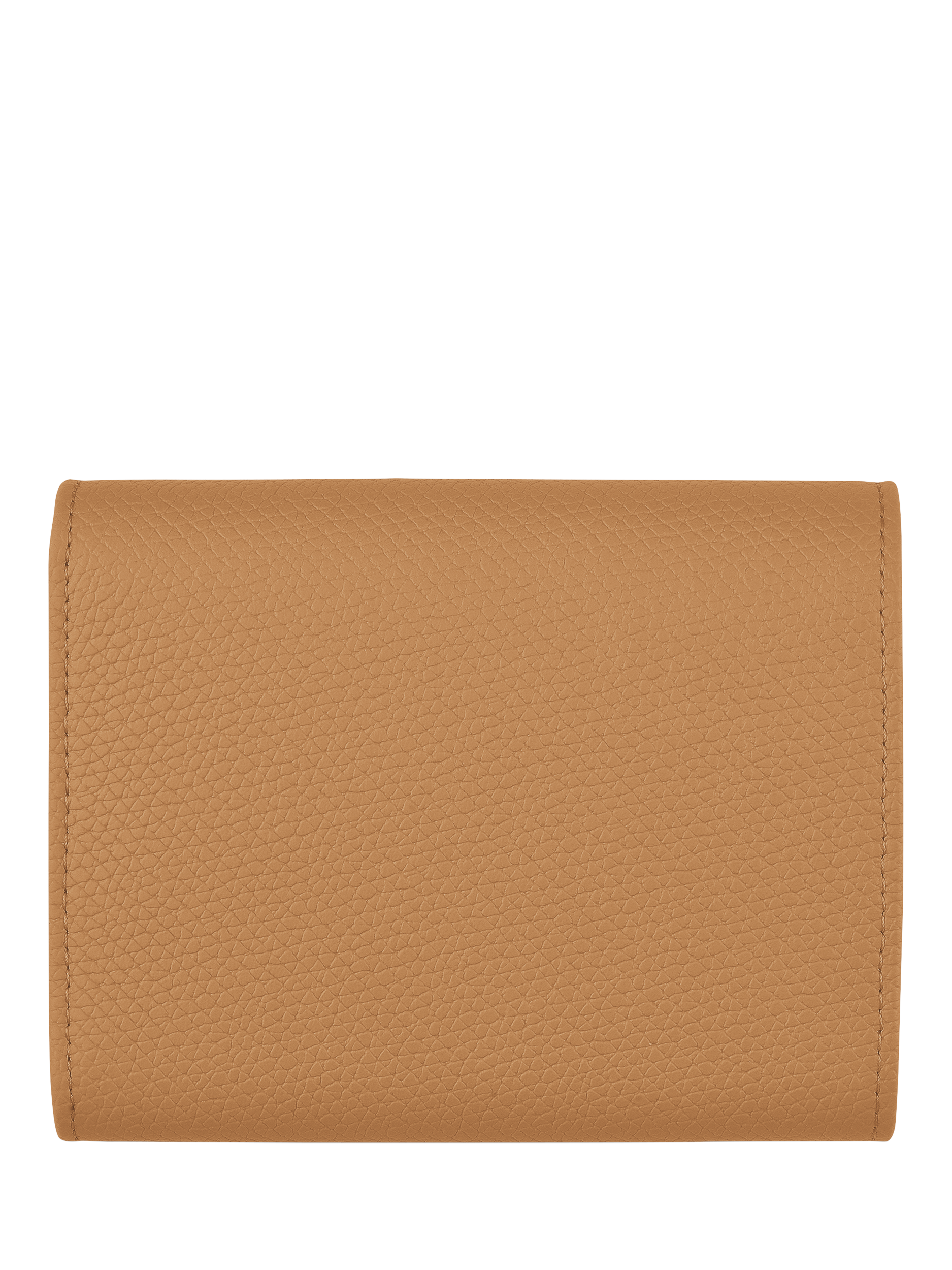 Product image 2 of 3, which shows Longchamp Le Roseau Textured Leather Purse, Walnut