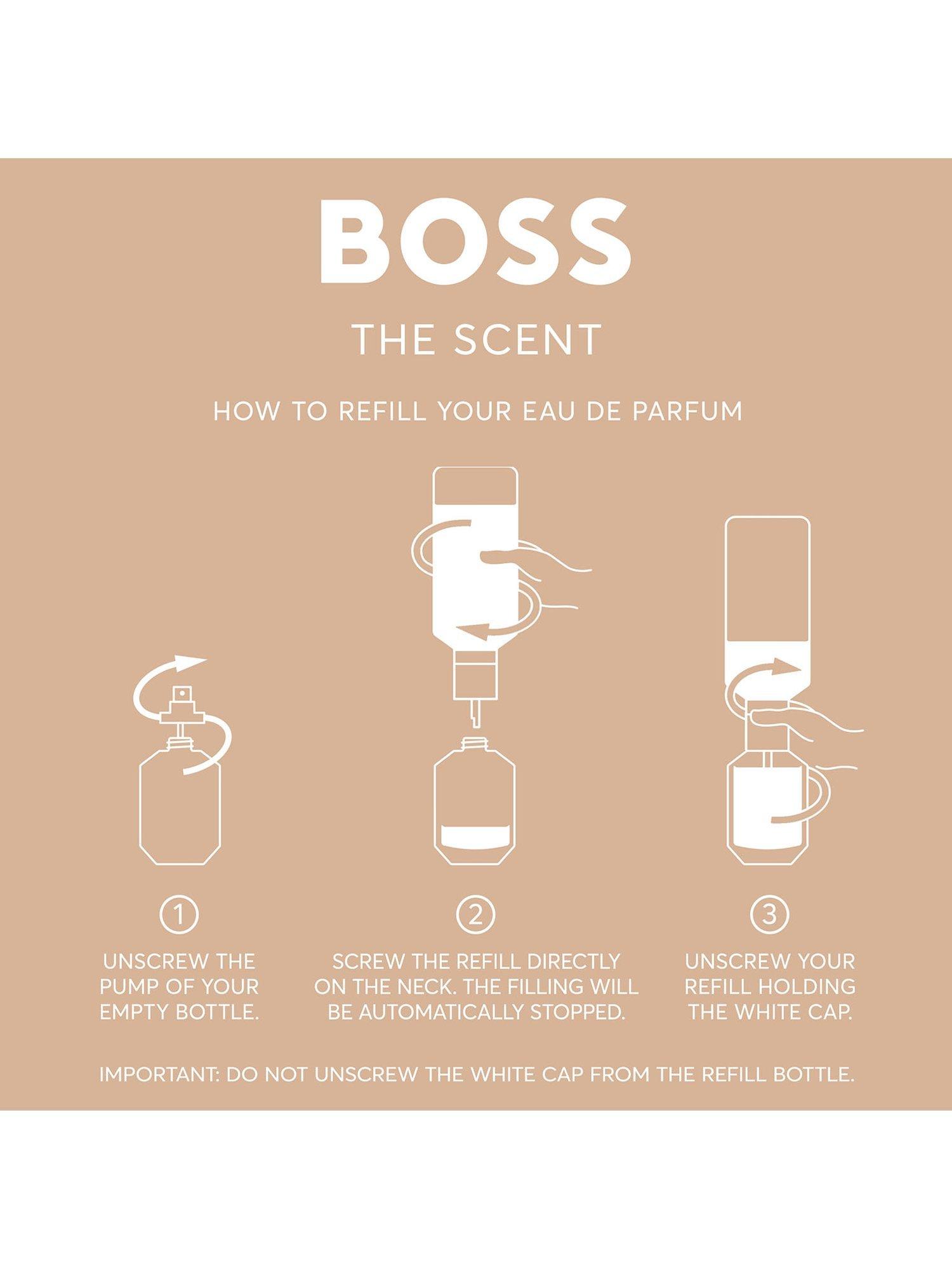 Product image 3 of 6, which shows HUGO BOSS BOSS The Scent Eau de Parfum for Her Refill, 150ml