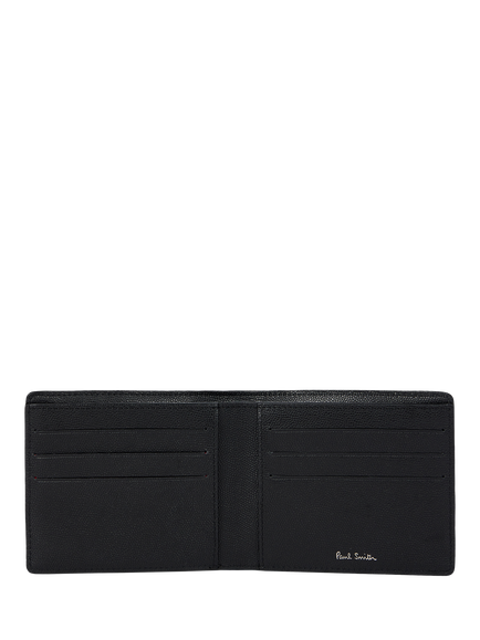 Paul Smith Zebra Leather Wallet, Black - view 2, Black
