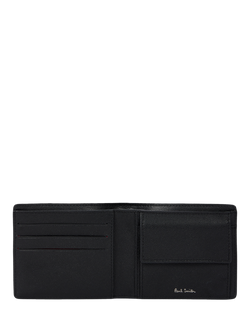 Paul Smith Zebra Coin Pouch Leather Wallet, Black - view 2, Black