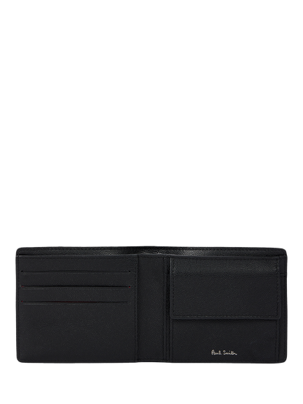 Paul Smith Zebra Coin Pouch Leather Wallet, Black - view 2, Black