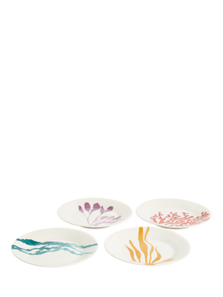 Royal Doulton 1815 Bright Mixed Pattern Porcelain Side Plate, Set of 4, 15.9cm, Assorted, Multi