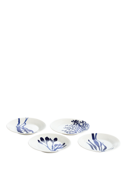 Royal Doulton Pacific Porcelain Side Plate, Set of 4, 16cm, Blue, Blue