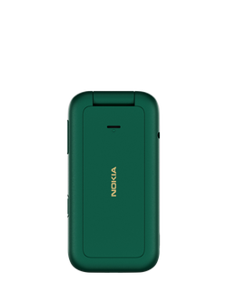 Nokia 2660 Flip Feature Phone, 48MB RAM, 2.8", 4G, SIM Free, 128MB - view 2, Lush Green