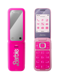 HMD TA-1681 Barbie Flip Feature Phone, 64MB RAM, 2.8”, 4G, SIM Free, 128MB, Pink