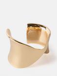 Mint Velvet Twist Bangle, Gold