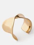 Mint Velvet Twist Bangle, Gold