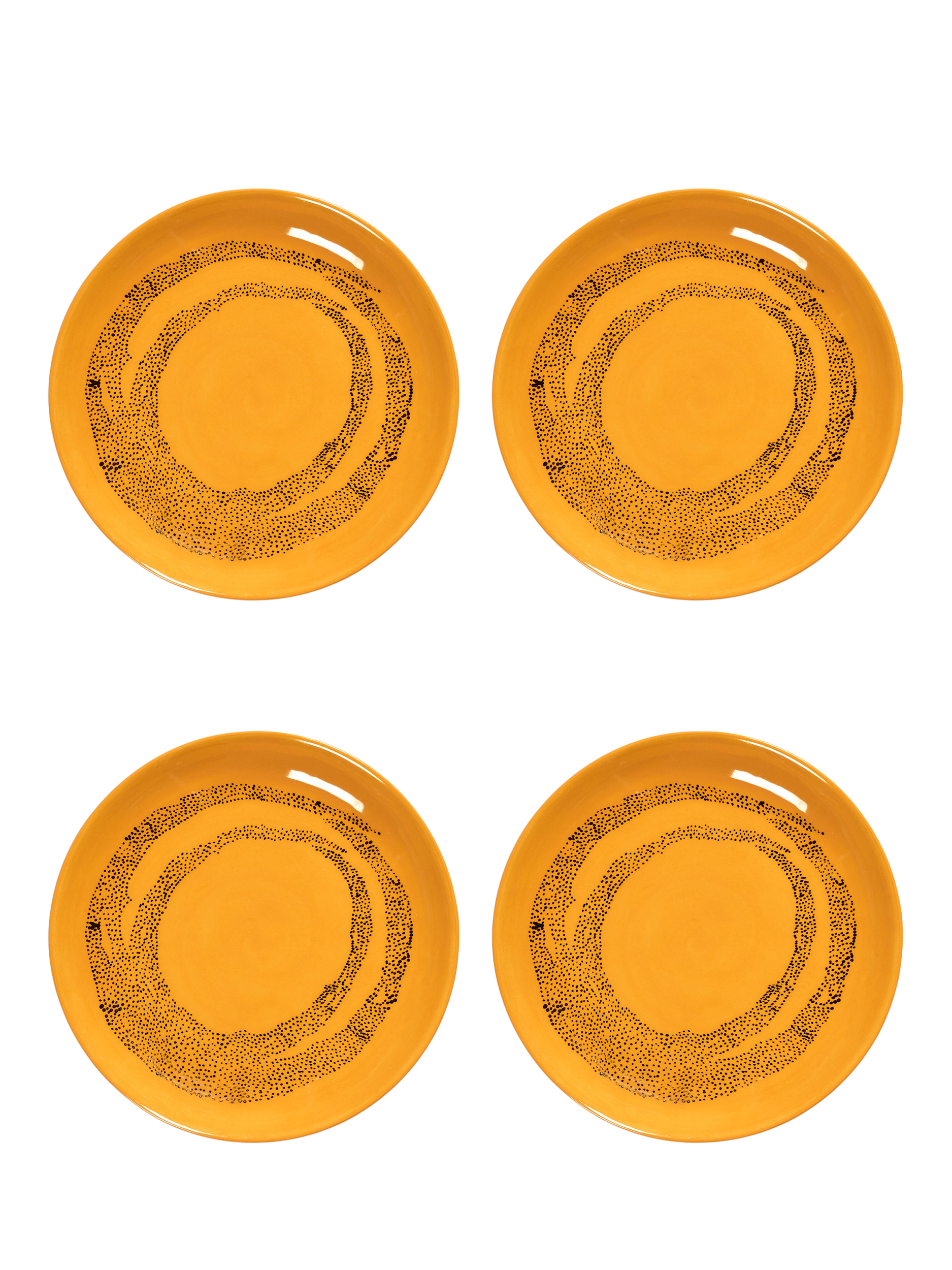 Serax Ottolenghi Feast Collection Stoneware Side Plate, Set of 4