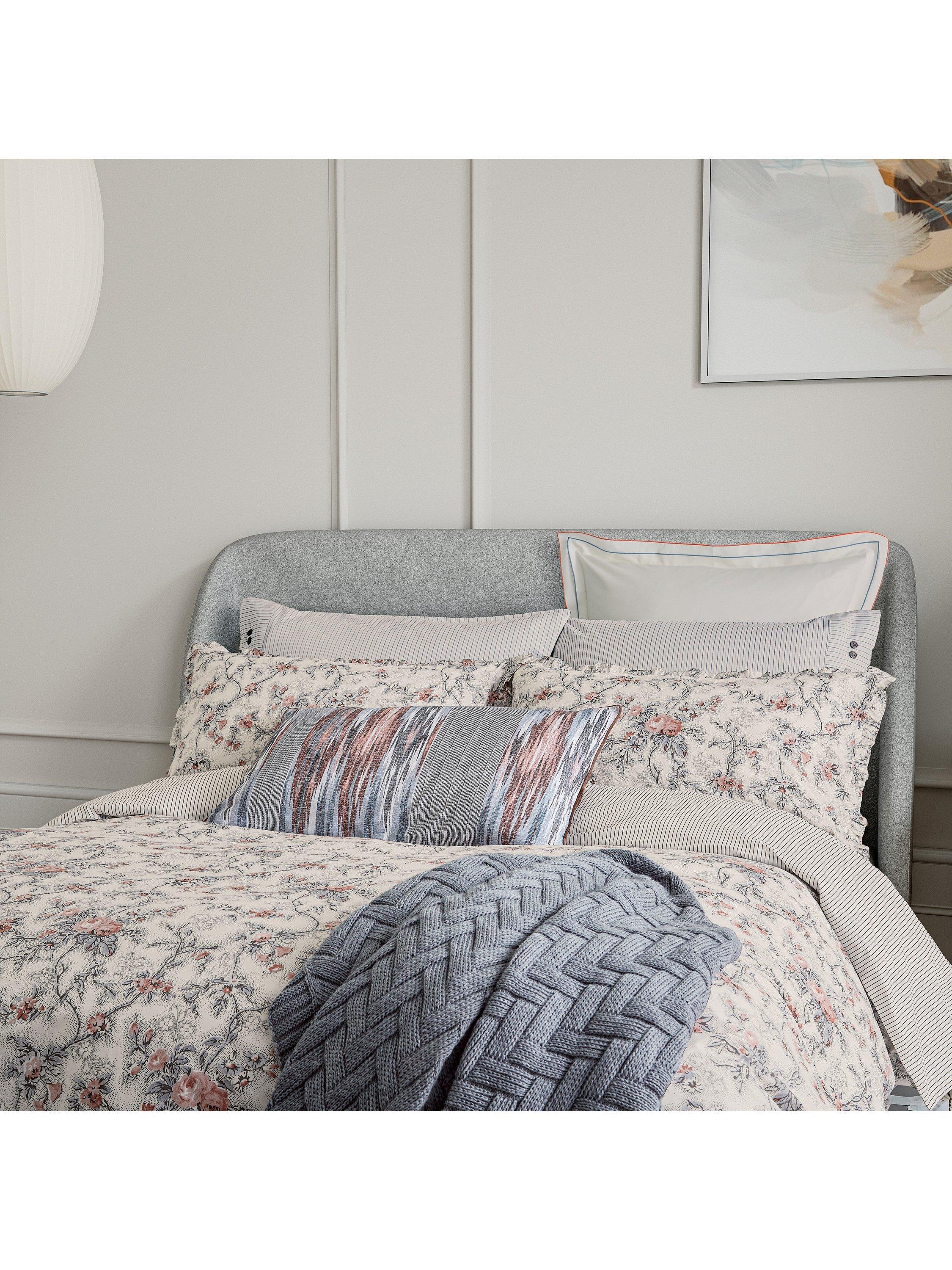 Bedeck of Belfast Estelle Throw Grey Blue