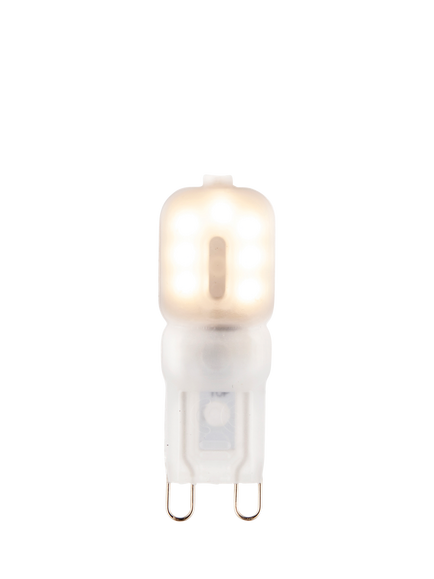Saxby G9 LED 2W 3000K Warm White Light Bulb, Frosted, Frosted