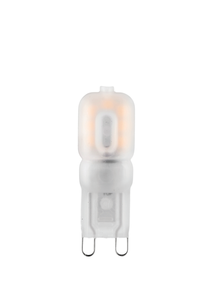Saxby G9 LED 2W 3000K Warm White Light Bulb, Frosted - view 2, Frosted