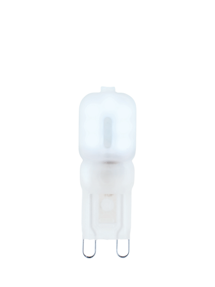 Saxby G9 LED 2W 6500K Bright White Light Bulb, Frosted, Frosted