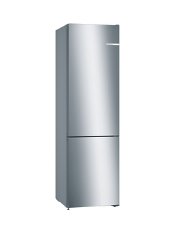 Bosch Series 4 Freestanding 70/30 No Frost Fridge Freezer, KGN392WEBG, KGN392LEBG, Inox