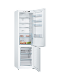 Bosch KGN392WEBG Series 4 Freestanding 70/30 No Frost Fridge Freezer, White