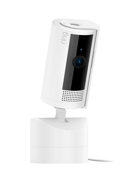 Ring Pan-Tilt Indoor Cam Smart Security Camera with Built in Wi-Fi, White - view 2, White