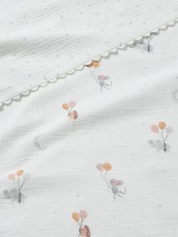 John Lewis Sweet Dreams Muslin Blankets, 75 x 100cm, Pack of 2 - view 2, Multi