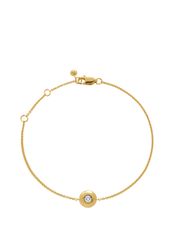 Monica Vinader Birthstone Gem Chain Bracelet, Diamond/April