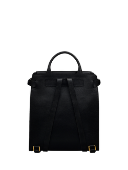 Radley The Rathbone Leather Large Flapover Backpack - view 2, Black