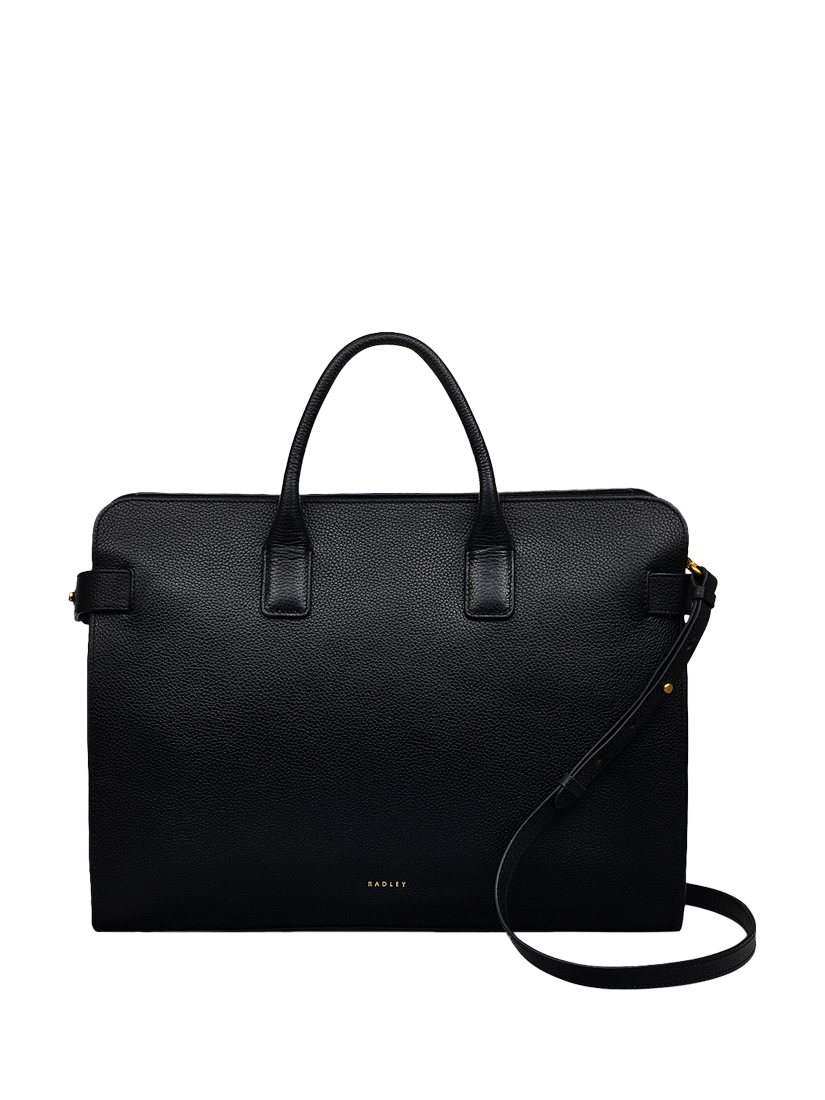 Radley Rathbone Leather Laptop Bag Black